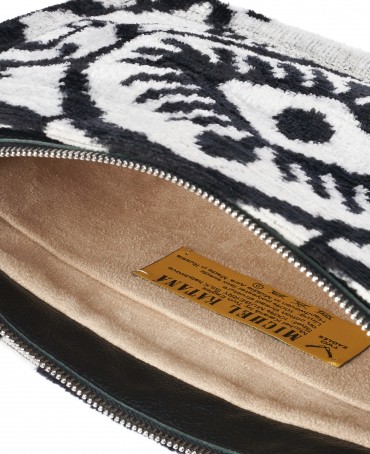 Шелковый (Бахмаль) клатч FLOS LAPIDEUS! (Цветы на камне) Clutch_FLOS LAPIDEUS!